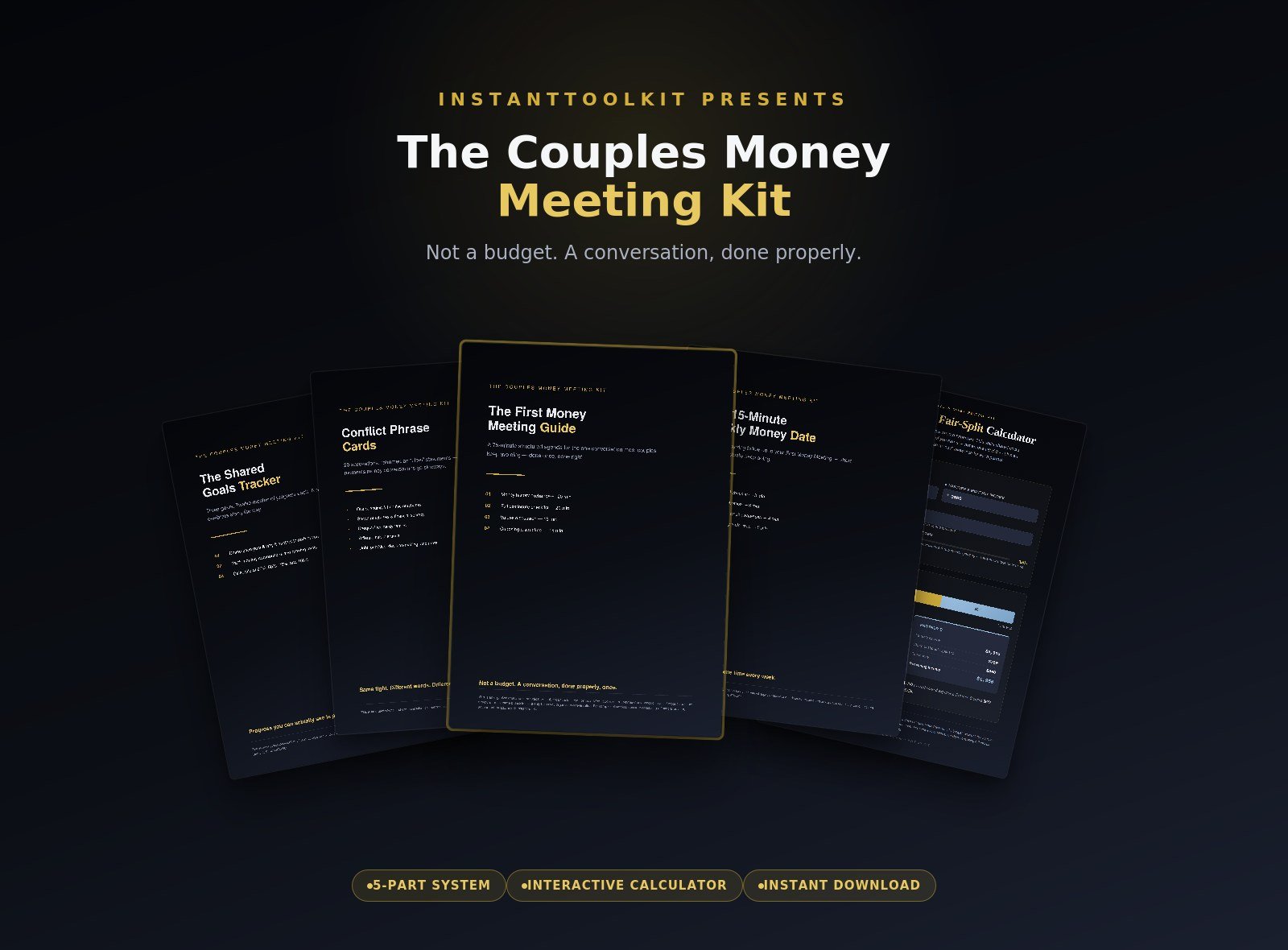 The Couples Money Meeting Kit